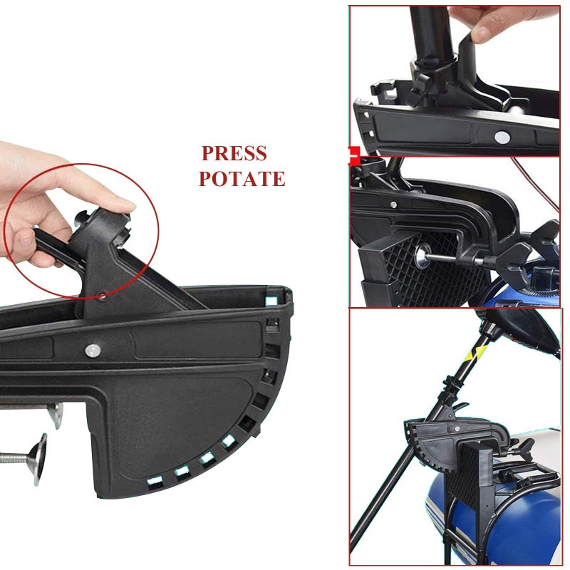 U-BCOO Bracket & Hinge Assembly Electric Trolling Motor Stent Electric Outboard Motor Stent - Image 4